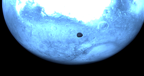 Mysterious Mars moon captured in unprecedented images by space probe