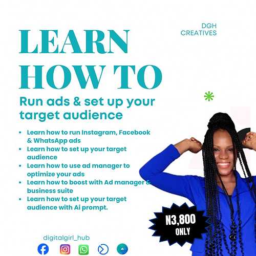 Buy Master Meta ads (Run Ads Yourself Tutorial Video guide) Facebook & Instagram by Digitalgirlhub on Selar