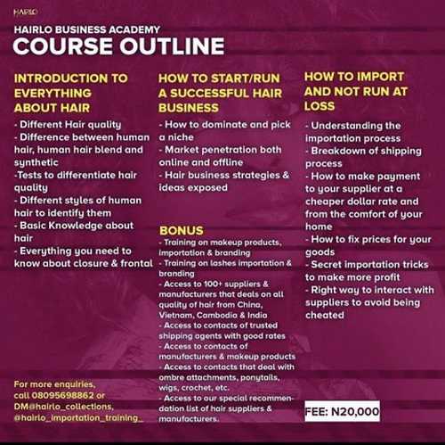 Buy HAIRLO BUSINESS ACADEMY by HAIRLO BUSINESS ACADEMY on Selar Buy HAIRLO BUSINESS ACADEMY by HAIRLO BUSINESS ACADEMY on Selar